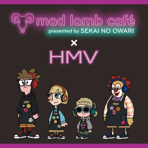 「mad lamb café × HMV」オリジナルグッズの販売とPOP UPの開催が決定！